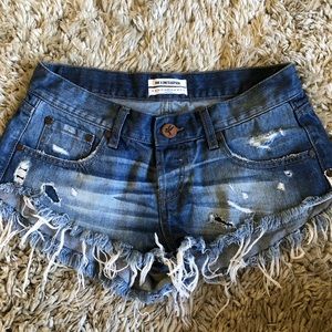 One teaspoon jean shorts